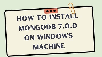 How to Install MongoDB 7.0.0 on Windows | MongoDB-1 | Spring Boot |  MongoDB Compass |