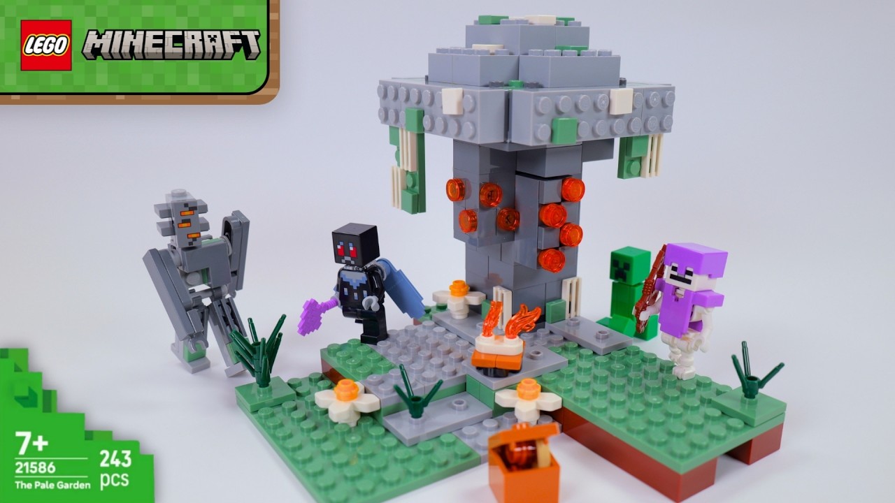 LEGO Minecraft 21586 The Pale Garden 📦 Unboxing & Speed Build