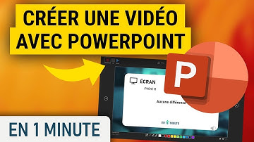 Créer une vidéo avec PowerPoint