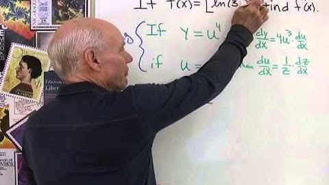 Natural Logarithms and the Chain Rule 3