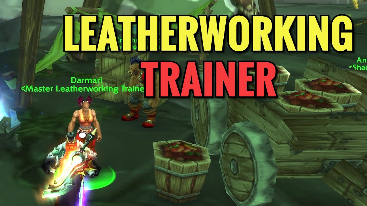 Shattrath Leatherworking Trainer Location (WoW TBC)