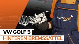 Installation Bremszange Video-Leitfaden auf VW GOLF