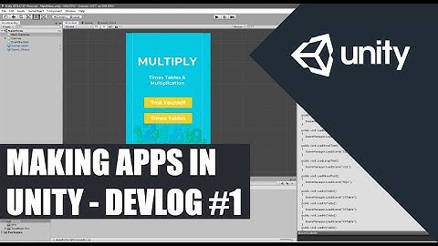 Building Apps in Unity - Devlog #1 - An Introduction