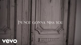 Glen Campbell, Elton John - I&#39;m Not Gonna Miss You (Lyric Video)