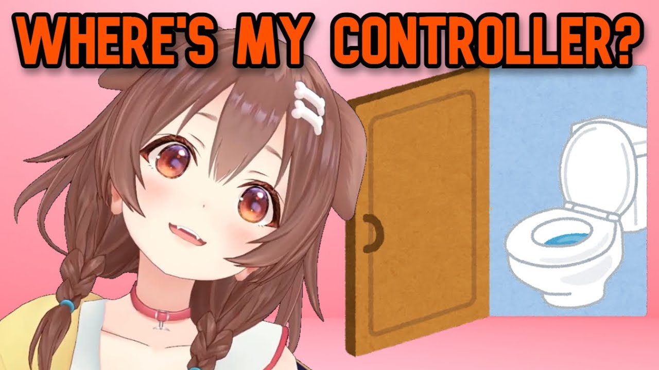Korone Forgets Something Important After Using the Bathroom [Hololive]