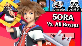 Sora vs All Bosses In Super Smash Bros Ultimate + Final Boss