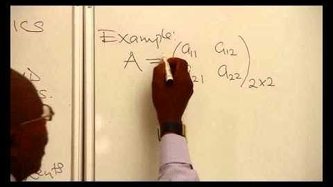 MATRICES & DETERMINANTS PART 1