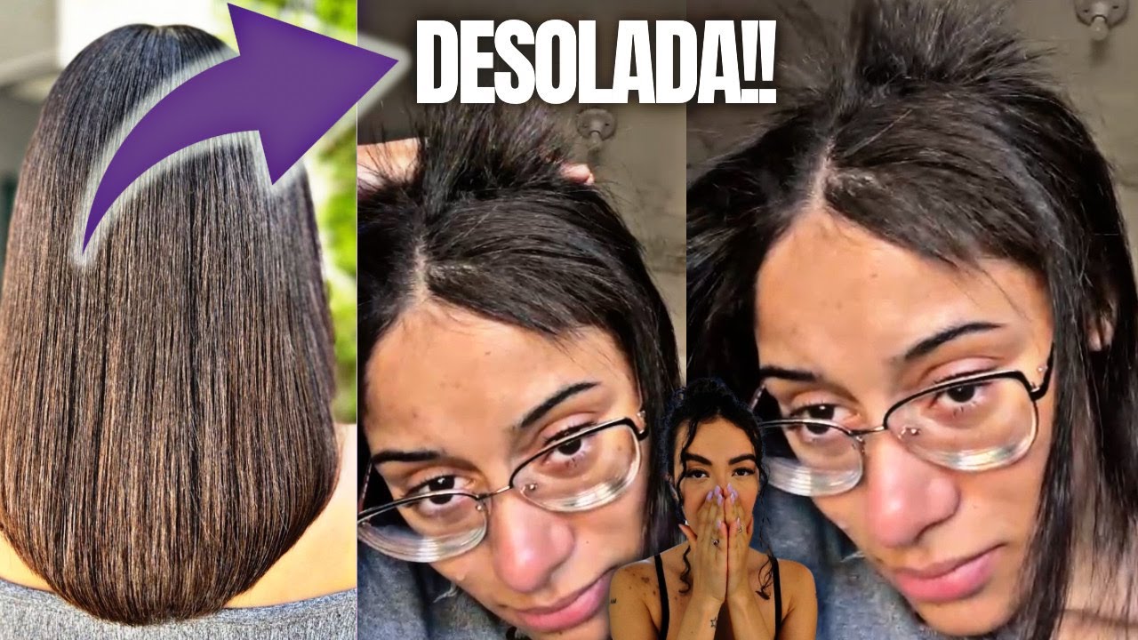 PICOTOU O CABELO: CRESPA ALISADA TROCOU DE QUÍMICA E SE DEU MAL!!