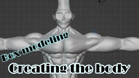 Box modeling: creating johnny bravo body