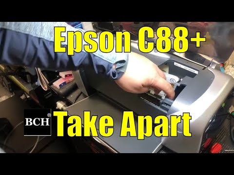 Uncasing Epson C88+: Take apart for modification & repair