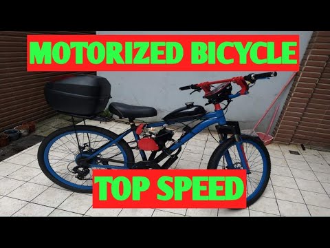 Motorized Bicycle Top Speed with Boost Bottle