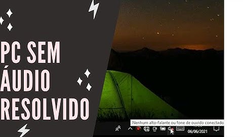 🔈Pc sem som - resolvido em um minuto e meio✔️🔊