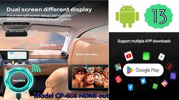 iHeylinkit #android13 #carplay ai box model CP-608 HDMI, update your factory OEM Radio to android 13
