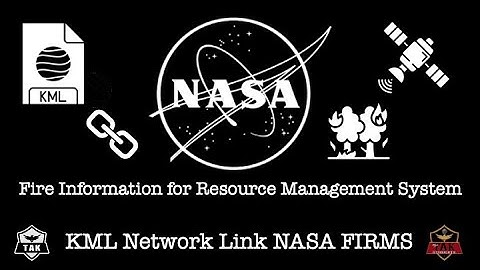 ATAK KML NETWORK LINK NASA FIRMS FIRE DATA