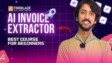 Extract Text from Invoice with AI Agent | Fireblaze AI School