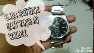 Setting Jam Tangan ROLEX - YouTube