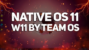 🔴NATIVE OS 11- WINDOWS 11 LITE BY TEAM OS #windows