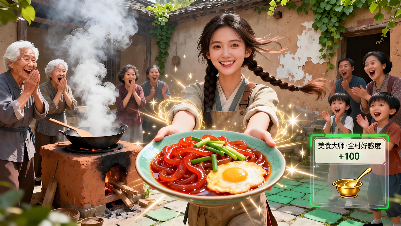 The whole village is chasing me for food? Watch me use the system to get rich!