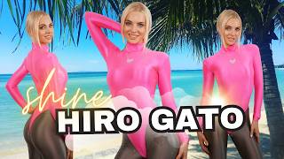 Trying On The Ultimate Pink Leotard & Grey Shiny Spandex Leggings | High Shine Try On Haul