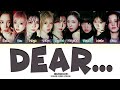 NiziU (니쥬) 'DEAR...' Color Coded Lyrics