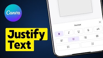 How to Justify Text on Canva
