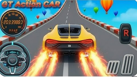 Mega Ramp Sport Car Racing 3D - Extreme Car Stunts -Android Gamepla #MegaRamp #3DGames #CarRacing