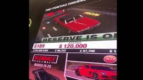 The first two Firebirds ever produced are sold