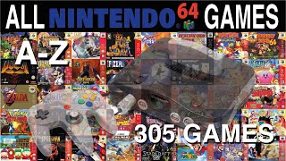 All N64 Games AZ  US/EU  Nintendo 64  305 Games  Compilation