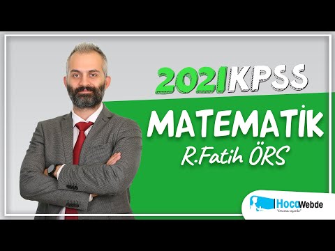 34) Fatih ÖRS 2021 KPSS MATEMATİK KONU ANLATIMI (HIZ PROBLEMLERİ)