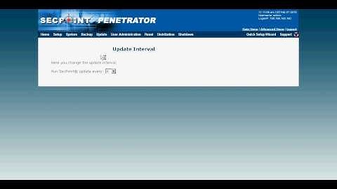 How to force a database update on the penetrator