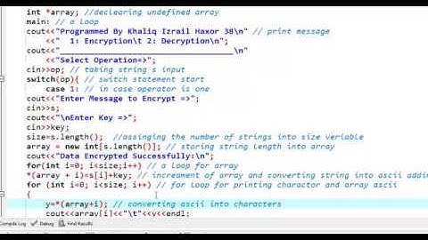 How to code symmetric Encryption and Decryption Program with C