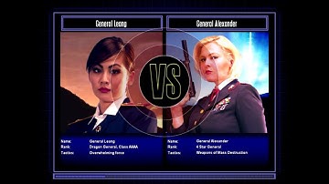 Command & Conquer General ProGen General Leang VS General Alexander Hard Mode #1