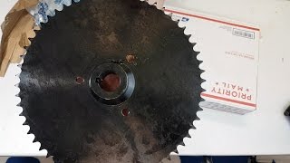 Unboxing 40B60T 1' Bore Live Axle Sprocket 60 Teeth for 40 41 420 Roller Chain