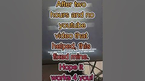 Msi Tomahawk b550 stuck in bios / boot loop fix