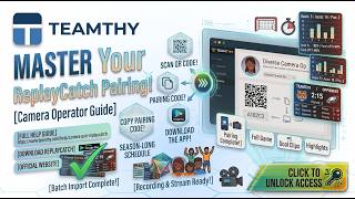Teamthy Tutorial: How to Pair ReplayCatch App with Your Teamthy Account | Setup Guide