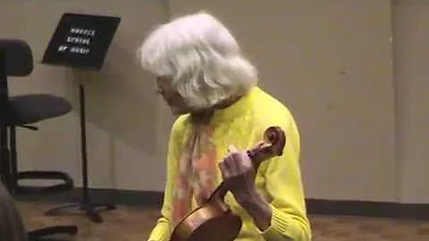 Karen Tuttle Masterclass