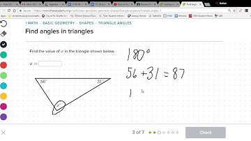 Finding Angles in Triangles Khan Academy