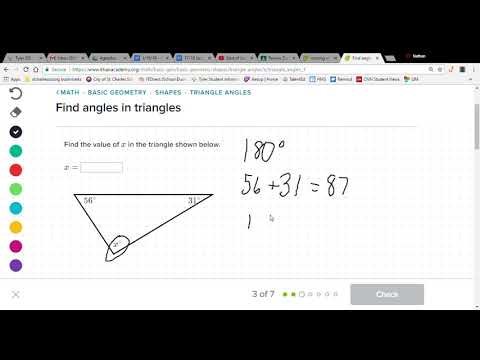 Finding Angles in Triangles Khan Academy
