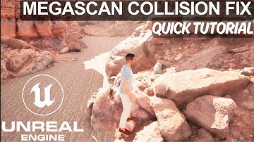 HOW TO FIX COLLISIONS WITH MEGASCANS IN UNREAL ENGINE 5.4 | QUICK TUTORIAL FOR AMATEURS | UE5 TRICKS