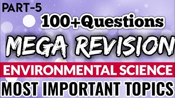 🔴Rapid REVISION Environmental Science Entrances-UGC-NET/SET/GATE/PhD Entrances