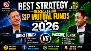 Best Strategy to Select SIP Mutual Funds in 2026 | Index Funds vs Passive Funds | Gajendra Kothari🔥