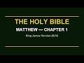 The Book of Matthew | Complete Book | KJV Bible with Calming Music