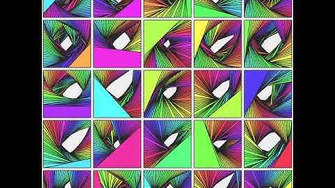 Overlap colors. Draw by openFrameworks