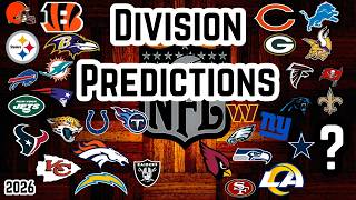 FULL NFL DIVISION Picks and Predictions: 2026
