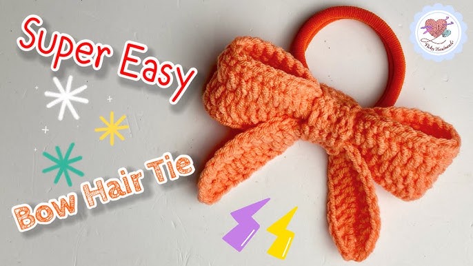 Crochet Romantic Hair Ribbon Free Pattern