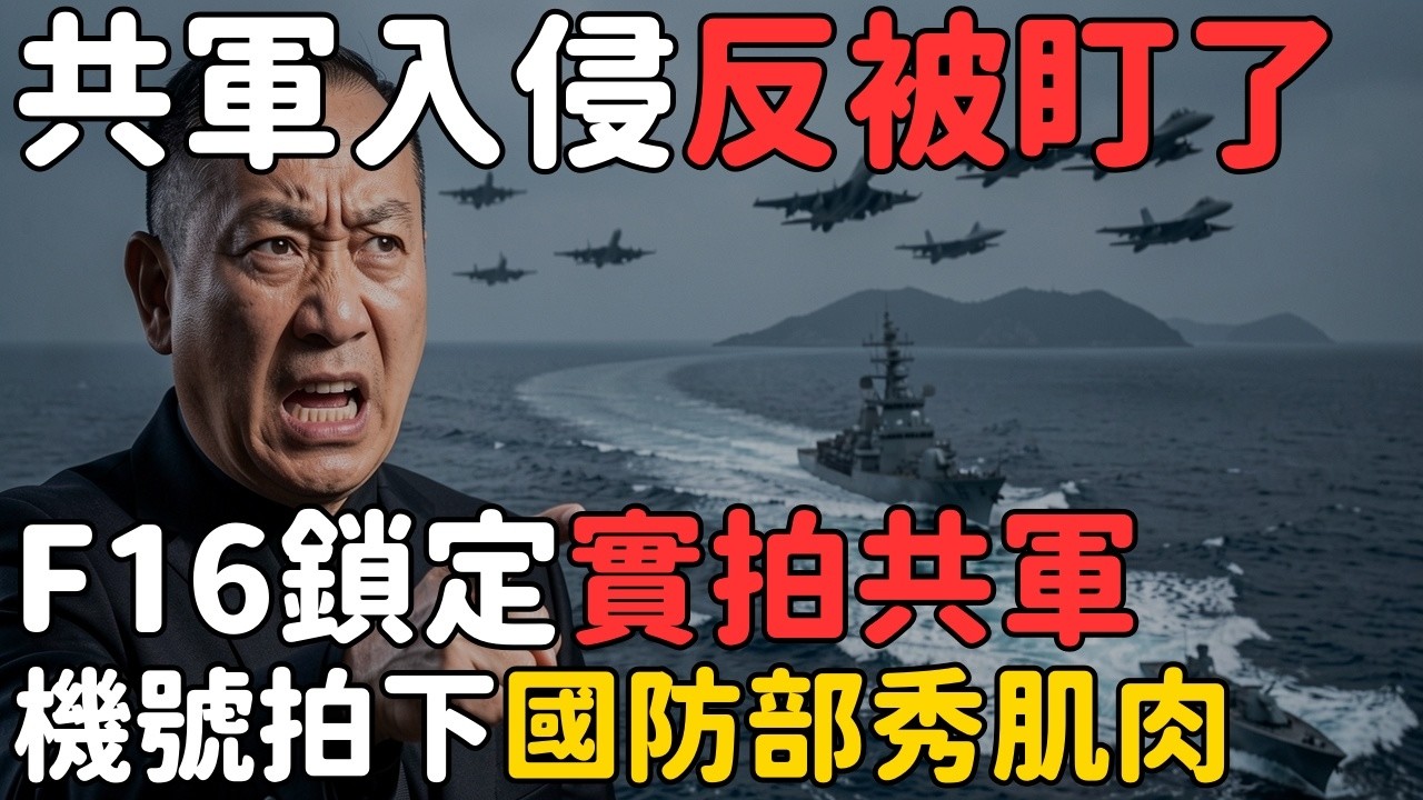 中共二十二次出動反被盯!F16狙擊手莢艙實拍畫面曝光 國防部秀肌肉 | 馬一峰