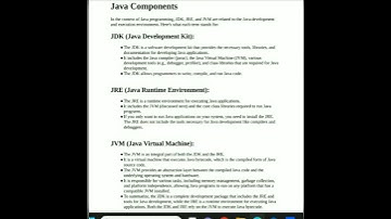 What Is Java Components ? #JDK#JRE#JVM #shorts #youtubeshorts