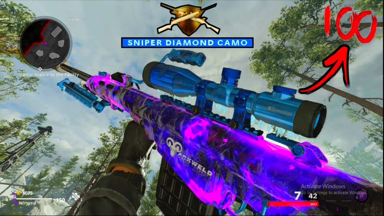 ROUND 100 FOR DARK AETHER SNIPER RIFLES (SNIPER ONLY)