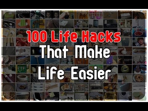 top best 100 life hacks that every one must know - YouTube