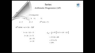 Math Topic 10  SEQUENCES & SERIES